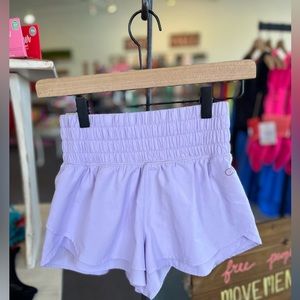 CALIA High Rise Shorts in Lavender